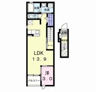 リュミエールBの間取り画像