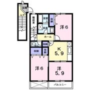 シャルマン Bの間取り画像