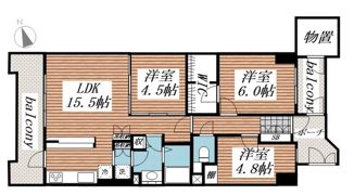 ラミアール西船橋の間取り画像
