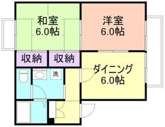 セジュール城Ⅱの間取り画像