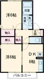 セジュールHIROの間取り画像