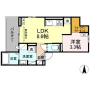 パークサウス栗田の間取り画像