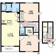 MastTown下門前 Eの間取り画像