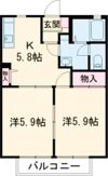 アドバンテージ Bの間取り画像