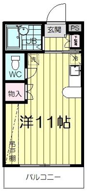 ロイヤルハイツ東八の間取り画像
