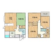 三吉町4丁目貸家の間取り画像
