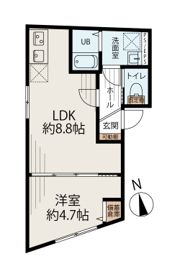 コンフォートわせだの間取り画像