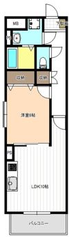 ハピネストミーⅡの間取り画像