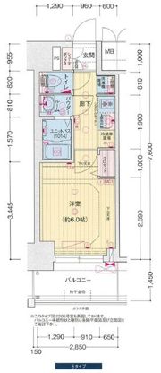 プレサンス名古屋ルーカスの間取り画像