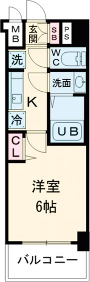 プレサンス名古屋ルーカスの間取り画像