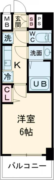 プレサンス名古屋ルーカスの間取り画像