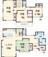 長島町小島戸建の間取り画像