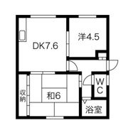 コーポ北住の間取り画像