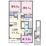 ビエント デ ルイの間取り画像