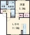 with sky Kの間取り画像