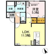 with sky Kの間取り画像