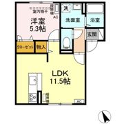 with sky Kの間取り画像