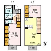 GARDEN HOUSE SHIMOAKAE A棟の間取り画像