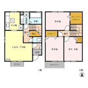 ロイヤルテラス細久保 A/B/Cの間取り画像