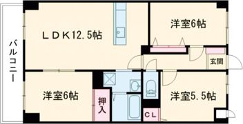クレセール守恒の間取り画像