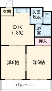 リベラル88の間取り画像