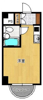 チサンマンション第2天神の間取り画像