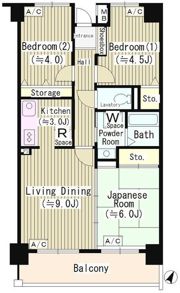 クリケットヒル富ヶ谷の間取り画像