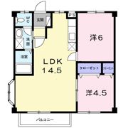 ハイツウイステリア（A）の間取り画像