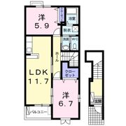 パークサイドの間取り画像