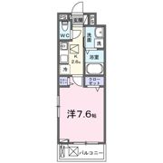 ウエスト コミタリアⅢの間取り画像