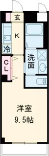 ユニヴァリィ高松中央の間取り画像