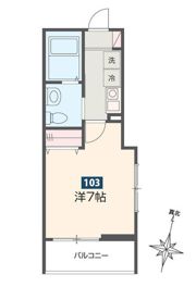 MELDIA相武台下の間取り画像