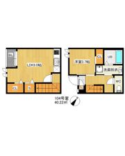 DUPLEST桜並木の間取り画像