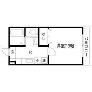 イーストアベニューの間取り画像