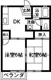 星野ハイツの間取り画像
