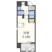 プレサンス三宮花時計前の間取り画像