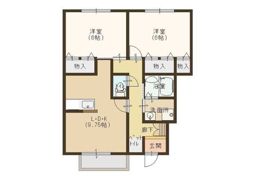 クラールハイムA室の間取り画像