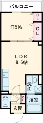 クリエオーレ雁屋西町の間取り画像