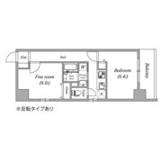 コスモリード神戸三宮の間取り画像