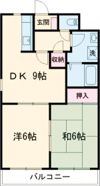 ピースハイツの間取り画像