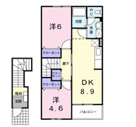 ファミール神田 Aの間取り画像