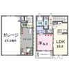 カブ ガレージの間取り画像