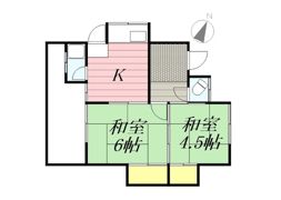 光進ハイツ長屋の間取り画像
