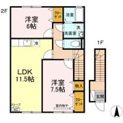 アムール和Ⅱの間取り画像