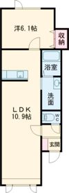 ゼロワンウエストの間取り画像