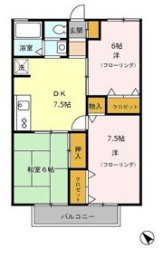 パークサイドハイツの間取り画像