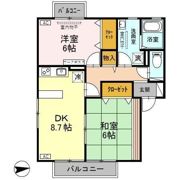 ヴィラセジュールの間取り画像