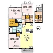 コットンハウスⅢの間取り画像