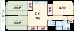 アポー河辺壱番館の間取り画像
