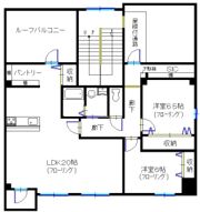 コンブロンビルの間取り画像